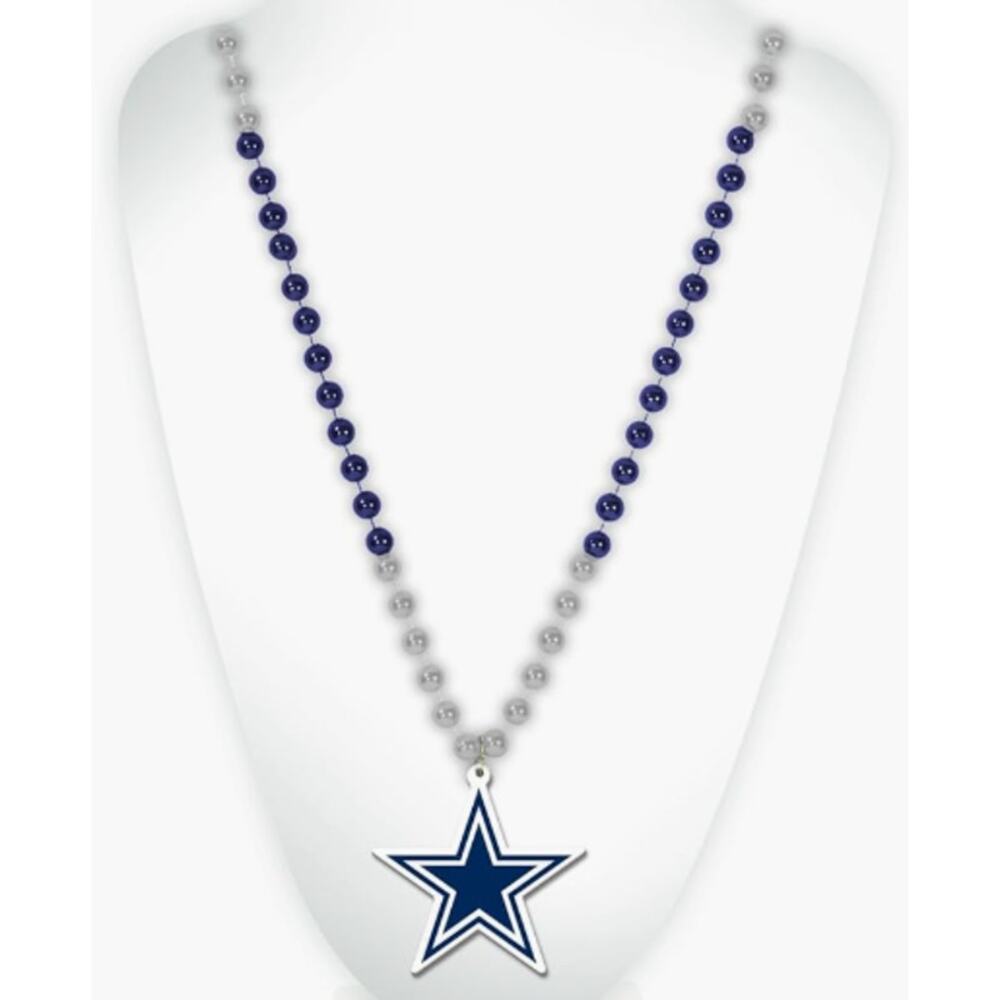 Rico Industries NFL Sports Fan Shop Team Logo Mardi Gras Style Beads